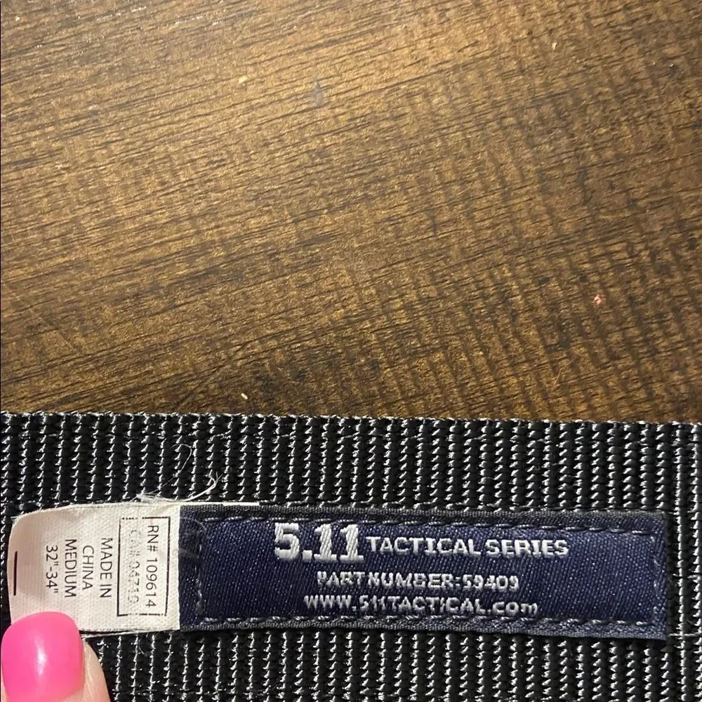 Men’s 5.11 Tactical web belt NRA edition 32-34